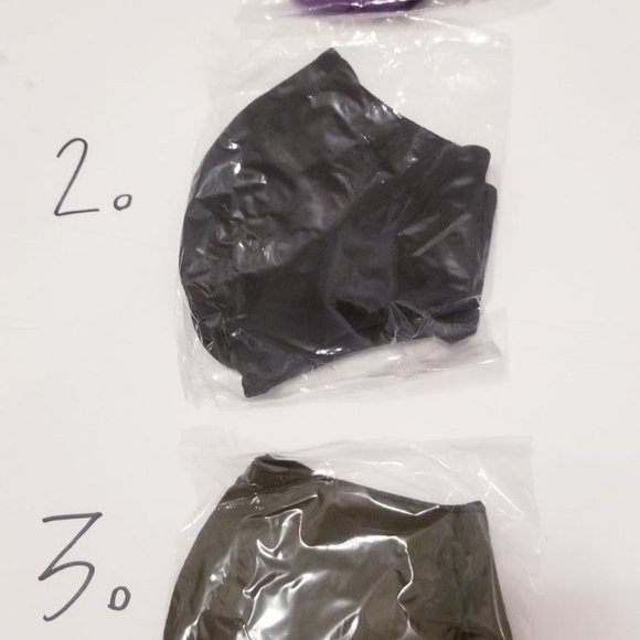 10x family pack Handmade face mask solid colours - Picture 3 of 10